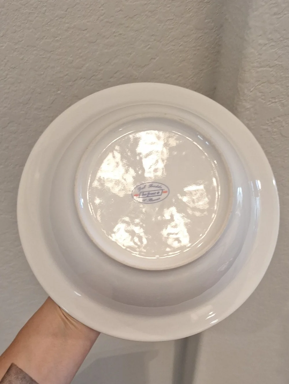 Bo Frost Dal Freddo il Buono Italian Fruit Bowl White & Blue